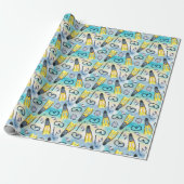Duikwrap papier, snorkel cadeauverpakking cadeaupapier (Uitgerold)