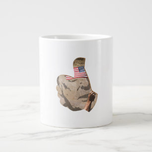 DUIM OMHOOG DONALD GROTE KOFFIEKOP