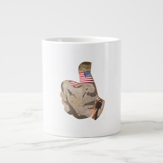 DUIM OMHOOG DONALD GROTE KOFFIEKOP (Voorkant)