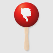 Duim Omhoog Duim Omlaag Spel Paddle Bord Handwaaier (Achterkant)