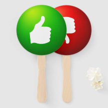 Duim Omhoog Duim Omlaag Spel Paddle Bord