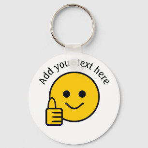 Duim Omhoog Gepersonaliseerd Sleutelhanger