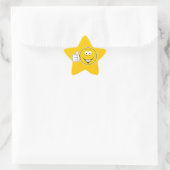 Duim Omhoog Gezicht Ster Sticker (Tas)