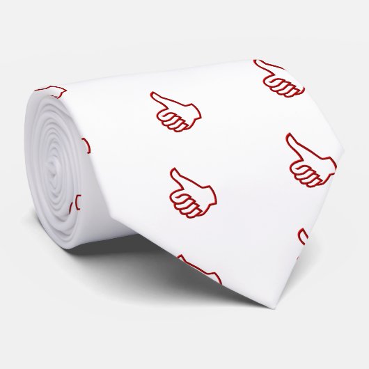 Duim omhoog hand stropdas (Opgerold)