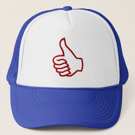 Duim omhoog hand trucker pet (Voorkant)