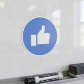Duim Omhoog Handgebaar Cirkelsticker Sticker