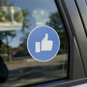 Duim Omhoog Handgebaar Cirkelsticker Sticker