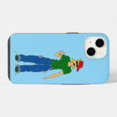 duim omhoog iPhone hoesje (Achterkant horizontaal)