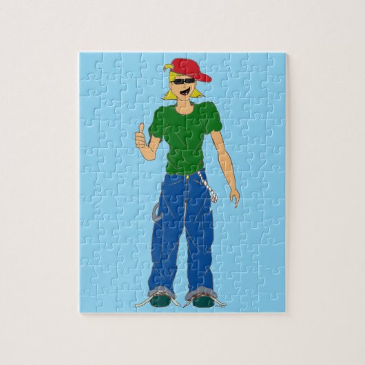 duim omhoog legpuzzel (Verticaal)