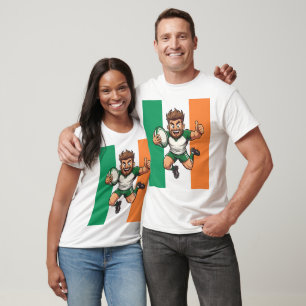 Duim Omhoog naar de Try Line Ierse Rugby Vreugde T-shirt