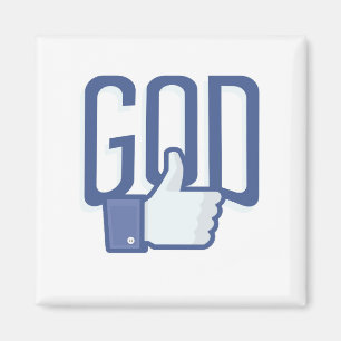Duim Omhoog naar God - God is mijn Vriend Magneet