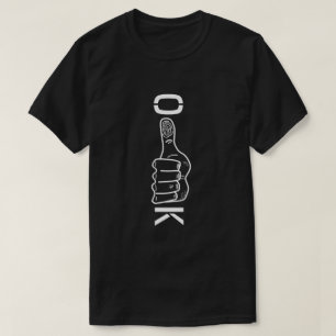 Duim omhoog (ok) t-shirt