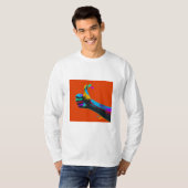 Duim omhoog ontwerp t-shirt (Voorkant volledig)