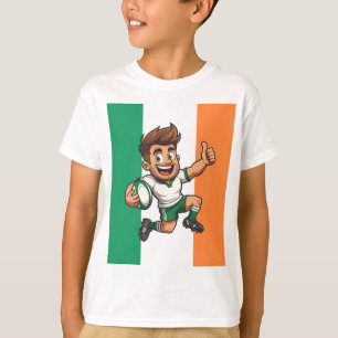 Duim Omhoog Overwinning Ierse Rugby Geest T-shirt