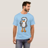  Duim Omhoog Pinguïn T-shirt (Voorkant volledig)