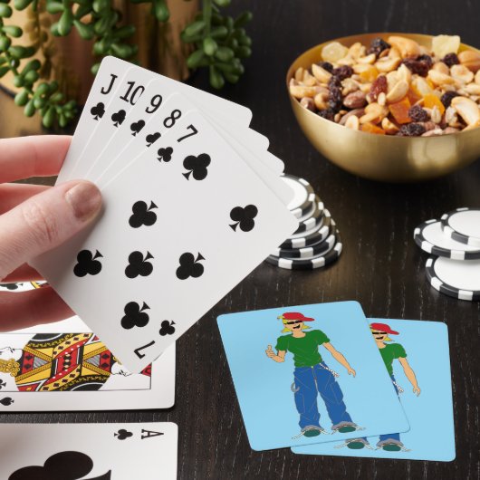duim omhoog pokerkaarten (Insitu)