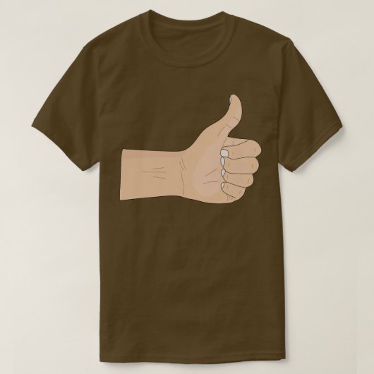 Duim omhoog t-shirt (Design voorkant)