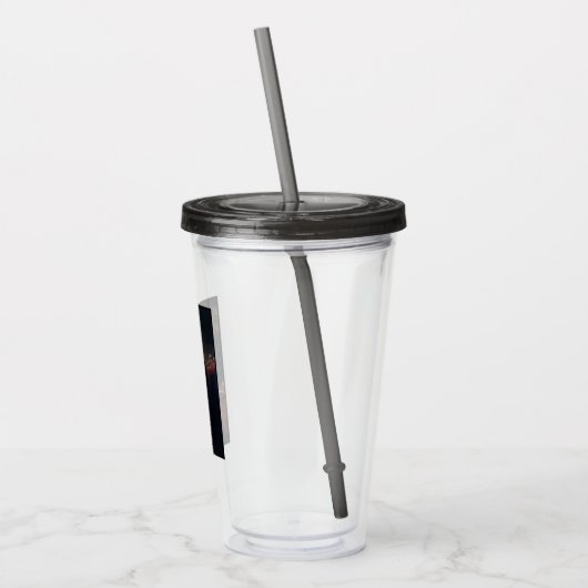 Duim portret, Benjamin Franklin Founding Father Acryl Drinkbeker (Links)