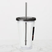 Duim portret, Benjamin Franklin Founding Father Acryl Drinkbeker (Rechts)