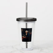 Duim portret, Benjamin Franklin Founding Father Acryl Drinkbeker (Voorkant)