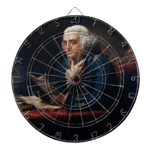 Duim portret, Benjamin Franklin Founding Father Dartbord