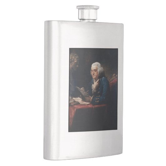 Duim portret, Benjamin Franklin Founding Father Flacon (Rechts)