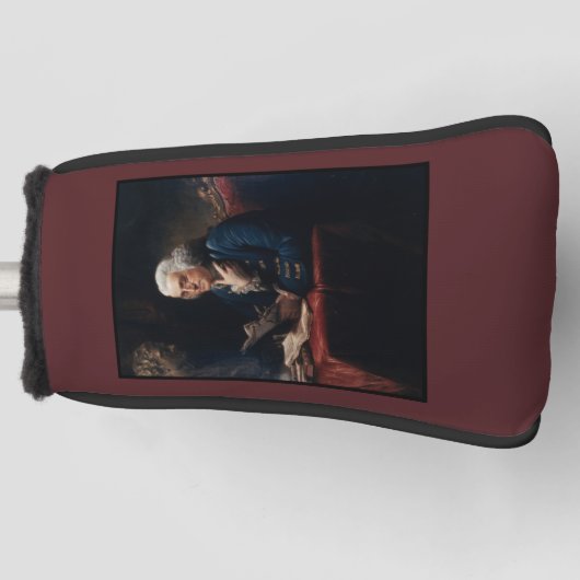 Duim portret, Benjamin Franklin Founding Father Golfheadcover (Voorkant)