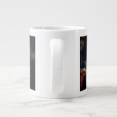 Duim portret, Benjamin Franklin Founding Father Grote Koffiekop (Achterkant)