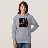 Duim portret, Benjamin Franklin Founding Father Hoodie (Voorkant volledig)