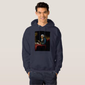 Duim portret, Benjamin Franklin Founding Father Hoodie (Voorkant volledig)