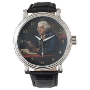 Duim portret, Benjamin Franklin Founding Father Horloge