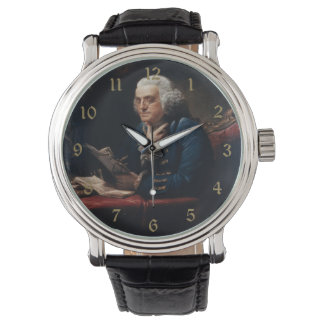 Duim Portret, Benjamin Franklin Founding Father Horloge