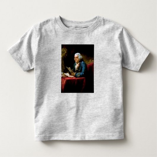 Duim portret, Benjamin Franklin Founding Father Kinder Shirts (Voorkant)