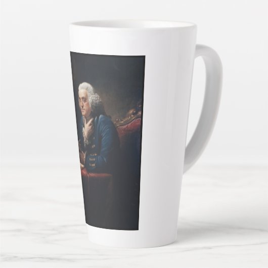 Duim portret, Benjamin Franklin Founding Father Latte Mok (Rechterhoek)
