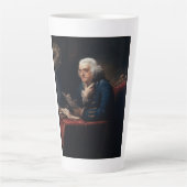 Duim portret, Benjamin Franklin Founding Father Latte Mok (Voorkant)