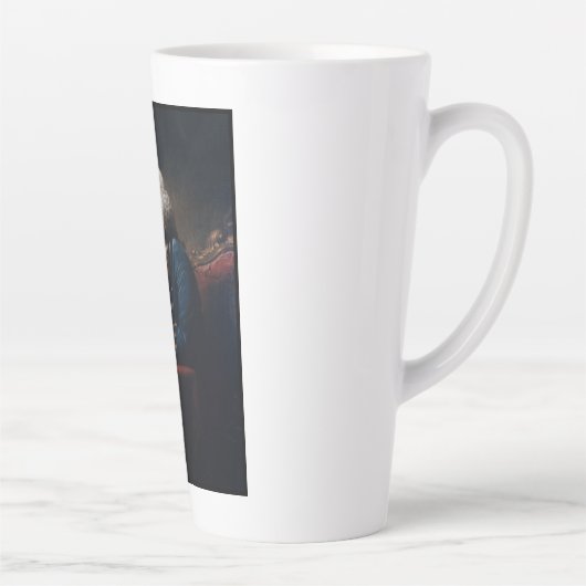 Duim portret, Benjamin Franklin Founding Father Latte Mok (Rechts)