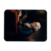 Duim portret, Benjamin Franklin Founding Father Magneet (Horizontaal)