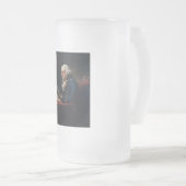 Duim portret, Benjamin Franklin Founding Father Matglas Bierpul (Voorkant rechts)