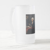 Duim portret, Benjamin Franklin Founding Father Matglas Bierpul (Voorkant links)