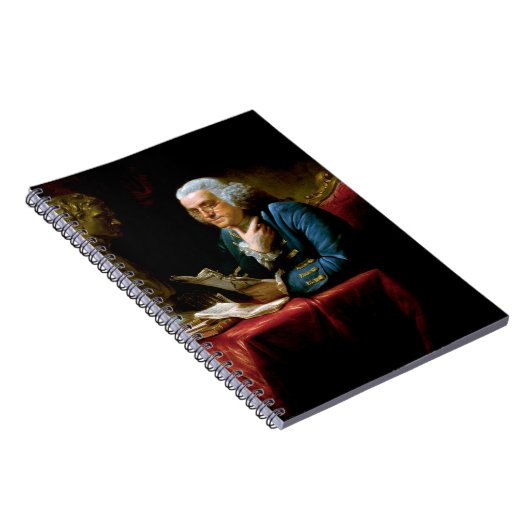 Duim portret, Benjamin Franklin Founding Father Notitieboek (Rechterzijde)