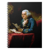 Duim portret, Benjamin Franklin Founding Father Notitieboek (Voorkant)