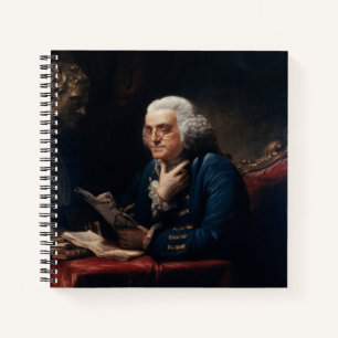Duim portret, Benjamin Franklin Founding Father Notitieboek