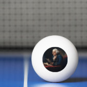 Duim portret, Benjamin Franklin Founding Father Pingpongbal (Net)
