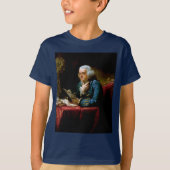 Duim portret, Benjamin Franklin Founding Father T-shirt (Voorkant)