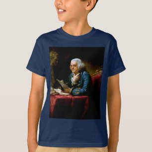 Duim portret, Benjamin Franklin Founding Father T-shirt