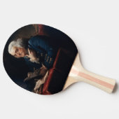 Duim portret, Benjamin Franklin Founding Father Tafeltennisbatje (Zijkant)
