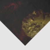 Duim portret, Benjamin Franklin Founding Father Tissuepapier (Detail)