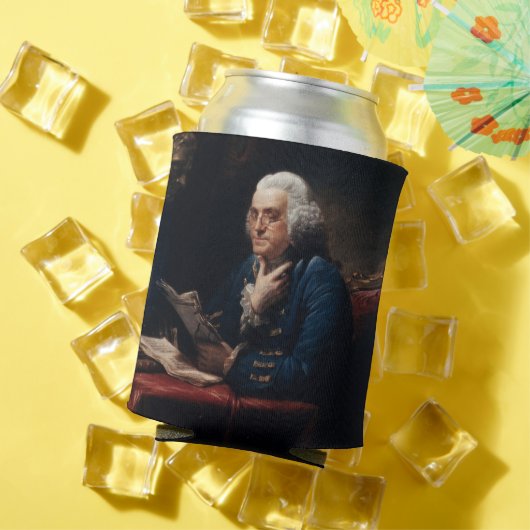 Duim Portret Benjamin Franklin in het Witte Huis Blikjeskoeler (Insitu Zomer)