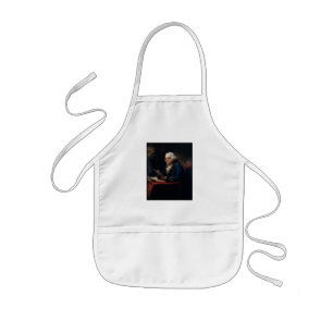 Duim Portret Benjamin Franklin in het Witte Huis Kinder Schort