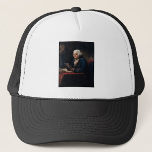 Duim Portret Benjamin Franklin in het Witte Huis Trucker Pet